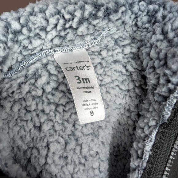 Carter's Fleece Bunting Suit | Sherpa - Picture 4 of 4